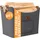 black-oak Montana XL Holzkorb Filz 60L grau
