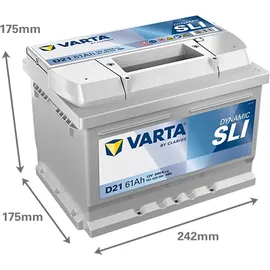 Varta D21 61Ah 12V