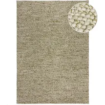 KADIMA DESIGN Teppich Wollmischung Grün, 160 x 230 cm - MEDWAY Kadima Design
