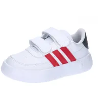Adidas Breaknet 2.0 Kids Tennisschuhe, Cloud White/Better Scarlet/Carbon, 25.5