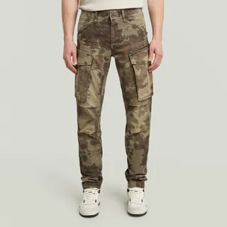G-Star für Herren. D02190-E081-H585 Rovic Zip 3D Regular Tapered Trousers braun (38/36), Lässig, Camouflage, Baumwolle