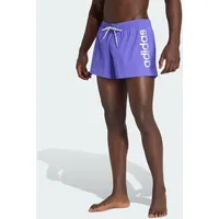 adidas Badeshorts LOGO ELASTISCHE STRICK-BADEHOSE Tent Green/White L