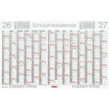 Baier & Schneider Schuljahreskalender 2026/2027 Weiß