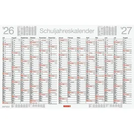 Baier & Schneider Schuljahreskalender 2026/2027 Weiß
