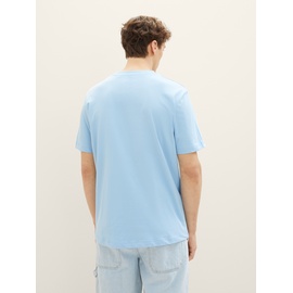 TOM TAILOR Denim Herren Basic T-Shirt blau, Uni, Gr. M