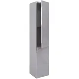 Mendler Hängeschrank HWC-B19, Midischrank Hochschrank Badezimmer Badmöbel, hochglanz 150x30cm ~ grau