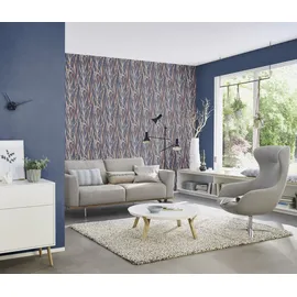 Rasch Textil Paraiso Uni Vliestapete 10,05 x 0,53 m 330106 dunkelblau