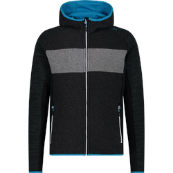 CMP Herren Stretch Performance Hybridjacke mit Wooltech-Einsatz auf der Vorderseite, Gr. 48