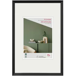 walther + design Desire Kunststoff Bilderrahmen, schwarz, 30 x 40 cm