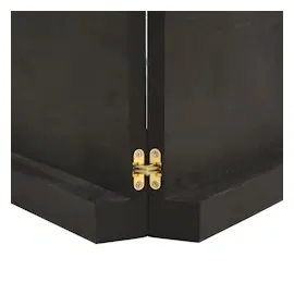 vidaXL Waschtischplatte Dunkelbraun 120x50x(2-6)cm Massivholz