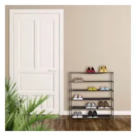 Relaxdays Schuhregal 16 x 13 x 44 cm schwarz