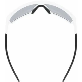 Uvex Mtn Perform Variomatic Photochrome Sonnenbrille - White Matt - Variomatic Litemirror Blue/CAT1-3