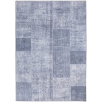 -LUXOR- living Teppich Punto blau/grau 80 x 150 cm