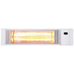 VASNER Teras X20 Infrarot Heizstrahler Terrassenstrahler 2000 Watt Weiß, IP65 Schutz vor Regen / Strahlwasser
