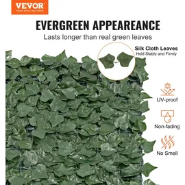 Vevor Sichtschutzelement 990 x 502 cm Grün Kunststoff