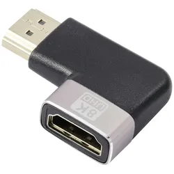 SpeaKa Professional SP-11302004 HDMI Adapter [1x HDMI-Stecker - 1x HDMI-Buchse] Schwarz, Silber UHD