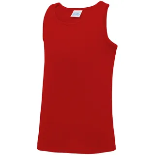 Just Cool - Kinder Tanktop Cool \JC007J\" - Fire Red / 3/4 (XS)"