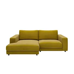 Jette Home Ecksofa in Feincord Sila , grün , Maße (cm): B: 250 H: 85 T: 170.0
