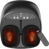 SNAILAX Fußmassagegerät Schwarz