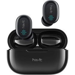 Havit TWS Bluetooth Headset Black Kabellos Kopfhörer im Ohr Musik Schwarz (Kabellos), Kopfhörer, Schwarz