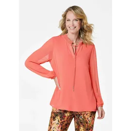 GOLDNER Chiffonbluse orange 22