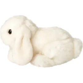 Uni-Toys - Widderkaninchen, liegend (weiß) - 18 cm (Länge) - Plüsch-Hase, Kaninchen - Plüschtier, Kuscheltier