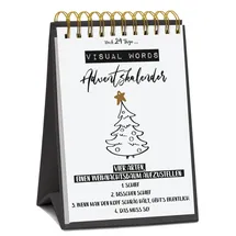 Korsch Verlag Tisch-Adventskalender Visual Words