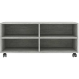 vidaXL TV-Schrank mit Rollen 90 cm betongrau