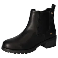 Mustang Damen Stiefelette gefüttert Schwarz, Schuhgröße:EUR 38