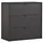 mokebo Die Stilvolle 80 x 73 x 40 cm Anthrazit / Schwarz
