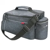 KLICKfix Gepäckträgertasche Rackpack Light Uniklip 2 grau 37x19x18cm 8l