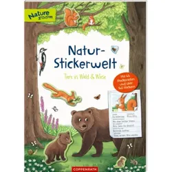 COPPENRATH 63697 Natur-Stickerwelt: Tiere in Wald & Wiese (Nature Zoom)