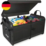 ATHLON TOOLS Premium Kofferraumtasche Mit Deckel - 60 Liter XXL Kofferraum-Organ