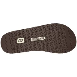 SKECHERS Tantric Copano, Braunes Synthetikmaterial, 43 EU