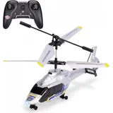 DICKIE RC-Hubschrauber Police Helicopter 2,4GHz RTR blau|silberfarben (201103010)