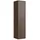 Badplaats Badezimmerschrank Mali 38 x 33 x 160 cm - Walnuss Braun - Hängender Seitenschrank mit 2 Türen
