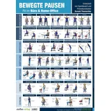 Steffen Verlag XXL-Fitnessposter Bewegte Pausen: Fit im Büro & Home-Office. A1-Format (Trainingsreihe von Ronald Thomschke)