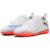 Puma Future 8 Play TT Kinder - PUMA white/PUMA black/glowing red 38