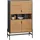 SoBuy Geräteumbauschrank Winnie 84 x 40 x 132 cm Schwarz
