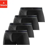 BENCH Funktionsboxer grau/schwarz M 4er Pack