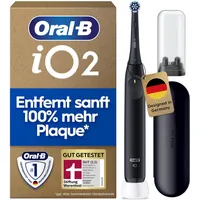 Oral-B iO Series 2 Night Black + Reiseetui + Aufsteckbürsten-Etui