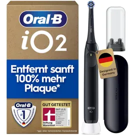 Oral-B iO Series 2 Night Black + Reiseetui + Aufsteckbürsten-Etui