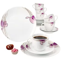 Mambocat Viola Kaffeeservice 18-tlg. floral