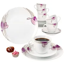 Mambocat Viola Kaffeeservice 18-tlg. floral