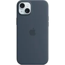 Apple iPhone 15 Plus Silikon Case sturmblau