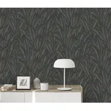 Fashion for walls Vliestapete Sansibar 53 cm x 10 m schwarz 10371-15
