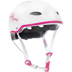 Skateboard Helm F511 WEISS|rosa S