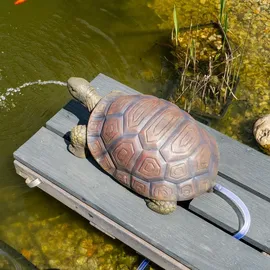 esotec Solar Wasserspeier Set Schildkröte Maru + Pumpe 54x32x23cm 101673
