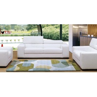 JVmoebel Sofa XXL Big 3 Sitzer (ohne 2+1) Sofa Couch Polster Couchen Sofas Leder Sitz Design weiß