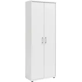 Schildmeyer Aktenschrank Cimal, 701416 weiß 4 Fachböden 65,0 x 34,0 x 182,0 cm
